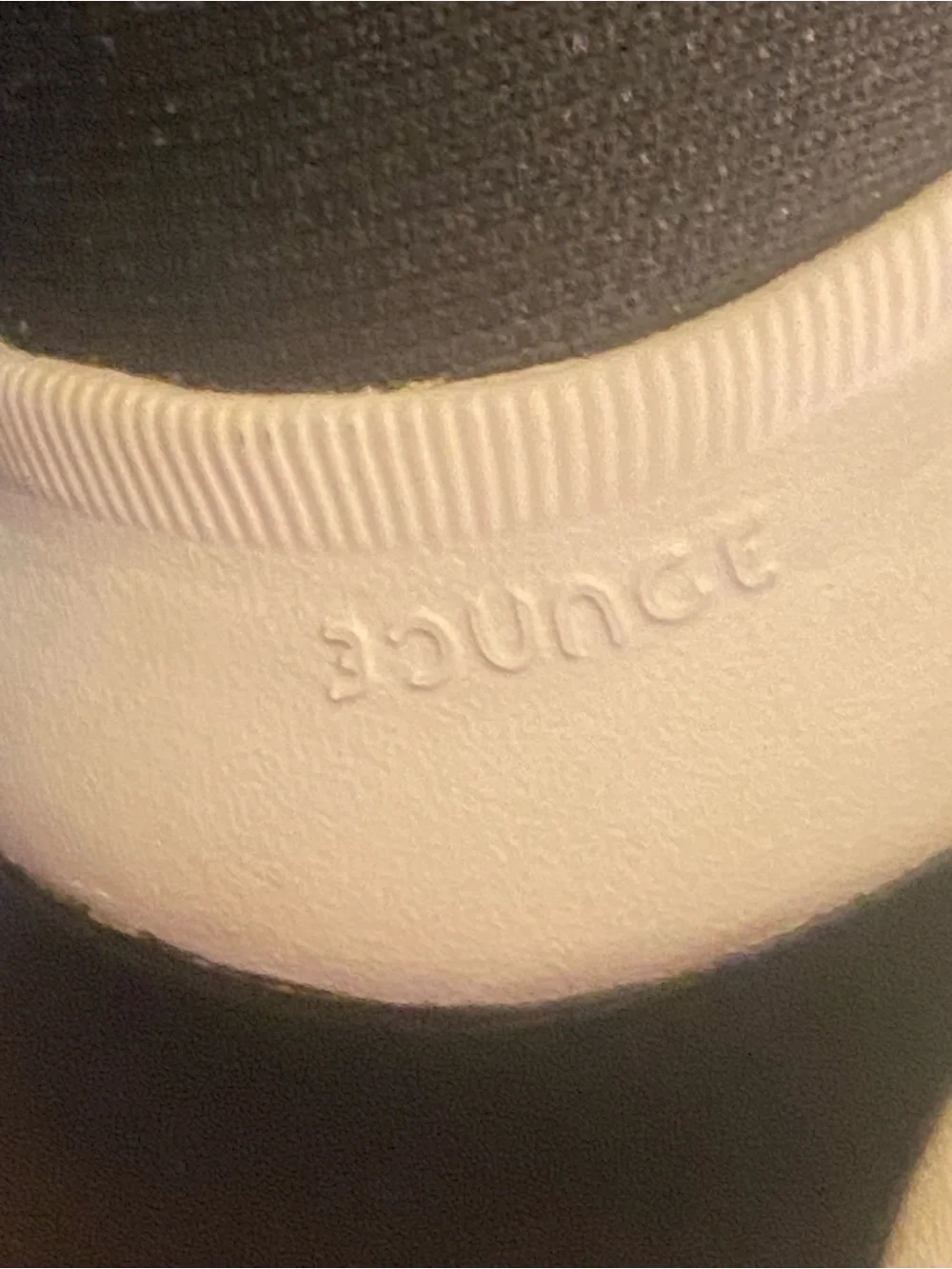 adidas bounce Black and White Mens. Size 7.5 Athletic Sneakers